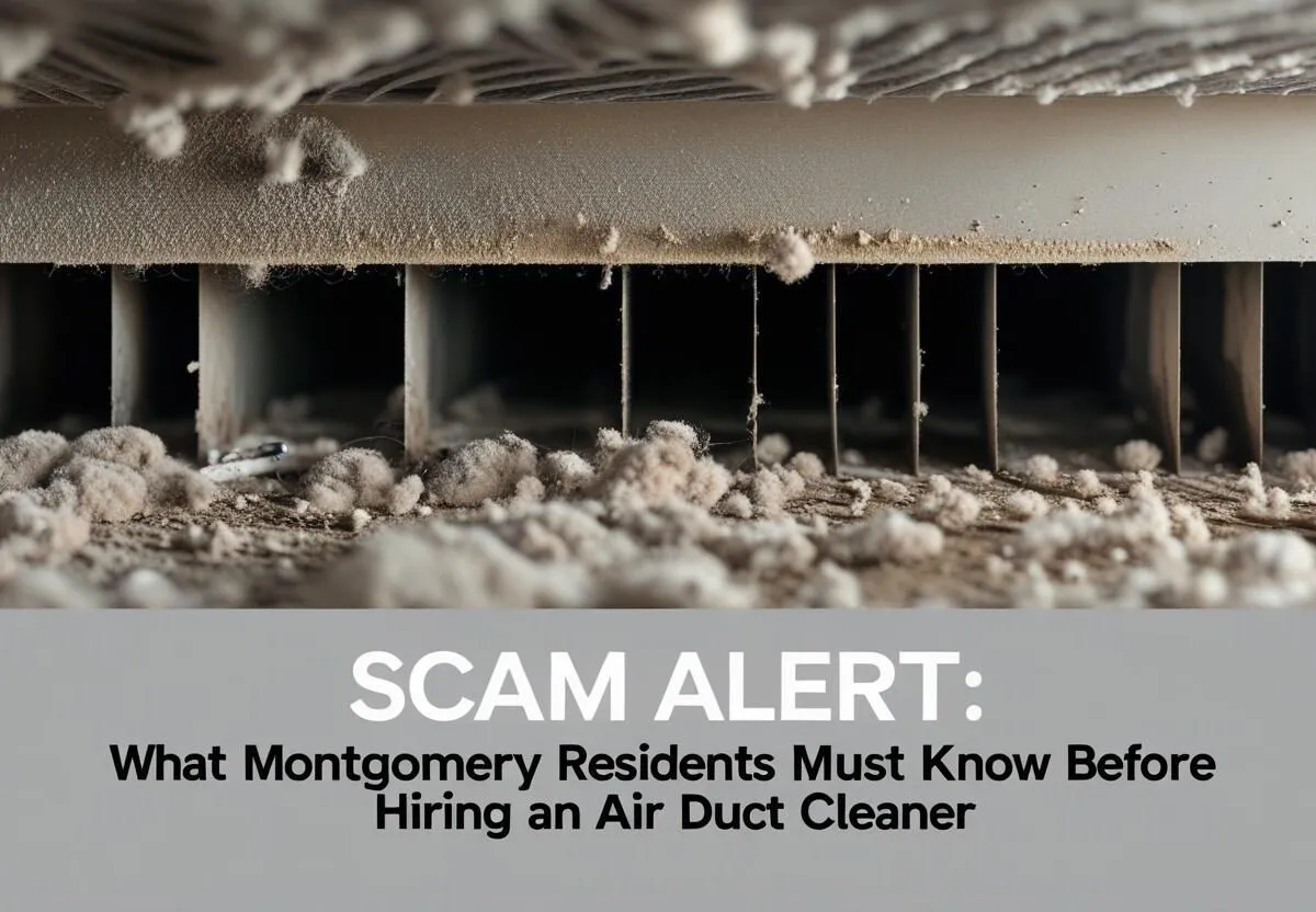 Scam Alert: What Montgomery Residents Must Know Before Hiring an Air Duct Cleaner – Avoid Fake HVAC Cleaning Services